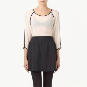 100% silk Aritzia Wilfred blouse
